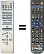 Replacement remote control United LTV 15L40 IT