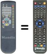 Replacement remote control Sinudyne 14700 (ver. 2)