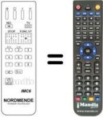 Replacement remote control NordMende GALAXY 36 XP