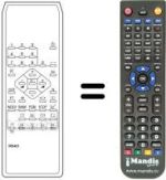 Replacement remote control IR 5421