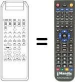 Replacement remote control IR 5514