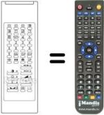 Replacement remote control Melectronic PP 5500