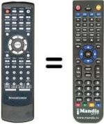 Replacement remote control JX-1000C(2)