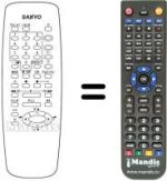 Replacement remote control 1AV0U10B13701
