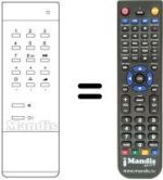 Replacement remote control 596035-0