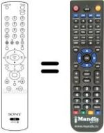 Replacement remote control Sony KV-28 FX68E