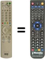 Replacement remote control Sony KV-32 FQ86 E
