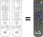 Replacement remote control Sony KV-28 FC60