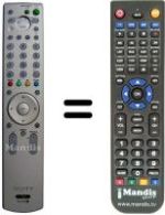 Replacement remote control Sony KE-P42 XS1