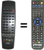 Replacement remote control Loewe 69423