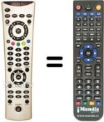 Replacement remote control Medion MD 41527