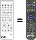 Replacement remote control MFB 01