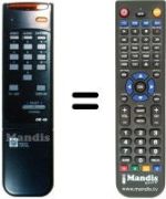 Replacement remote control OR 49