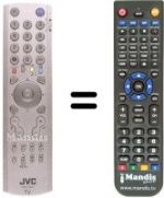 Replacement remote control JVC PD-42B50BU