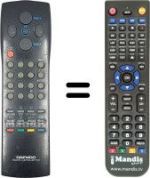 Replacement remote control R-22