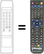 Replacement remote control 30038293