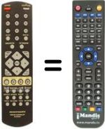 Replacement remote control RC-4300 DV