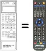 Replacement remote control RC-693 MV