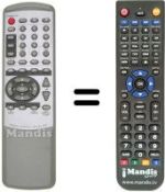 Replacement remote control TEAK PLD 1800