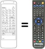 Replacement remote control RC-R
