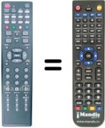 Replacement remote control EASY LIVING EL 4213 B