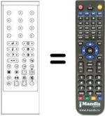Replacement remote control UNIVERSUM 7263023