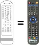 Replacement remote control RC 1255