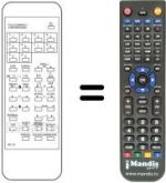 Replacement remote control RC 13