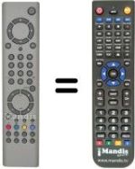 Replacement remote control RC 1546