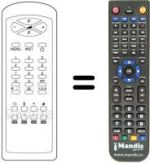 Replacement remote control Sinudyne JAZZ 14320