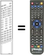 Replacement remote control RC 3001