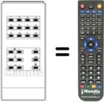 Replacement remote control RC 4-12 FACH