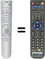Replacement remote control RC 4 (B)