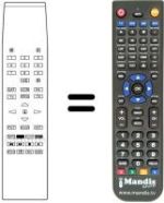 Replacement remote control RC 504