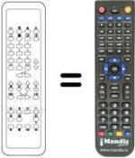 Replacement remote control 4822 218 20689