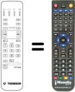 Replacement remote control Teleavia 81 DXC 89 DY