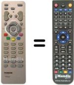Replacement remote control Hifivox 15 LCDM 03 B