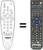 Replacement remote control Teleavia 10 SINUX
