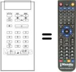 Replacement remote control RCT 3707 C