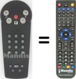 Replacement remote control KRIESLER 14 PT 1574 / S