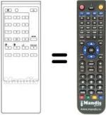 Replacement remote control Sony KV-2062 MR