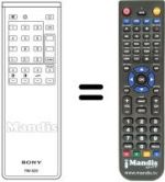 Replacement remote control RM-626