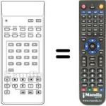 Replacement remote control RM-7200