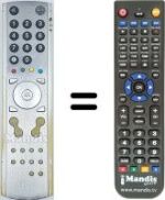 Replacement remote control JVC PD 42V31S