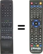 Replacement remote control RRMCG 1023 BMSA