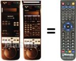 Replacement remote control Sony SLV-725