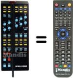 Replacement remote control Brionvega OPERA 3 HIFI 33