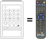 Replacement remote control UNIVERSUM 9253840