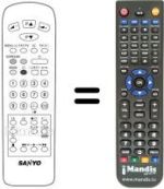 Replacement remote control 1AV0U10B09701