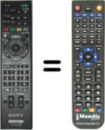 Replacement remote control Sony KDL-55 HX755